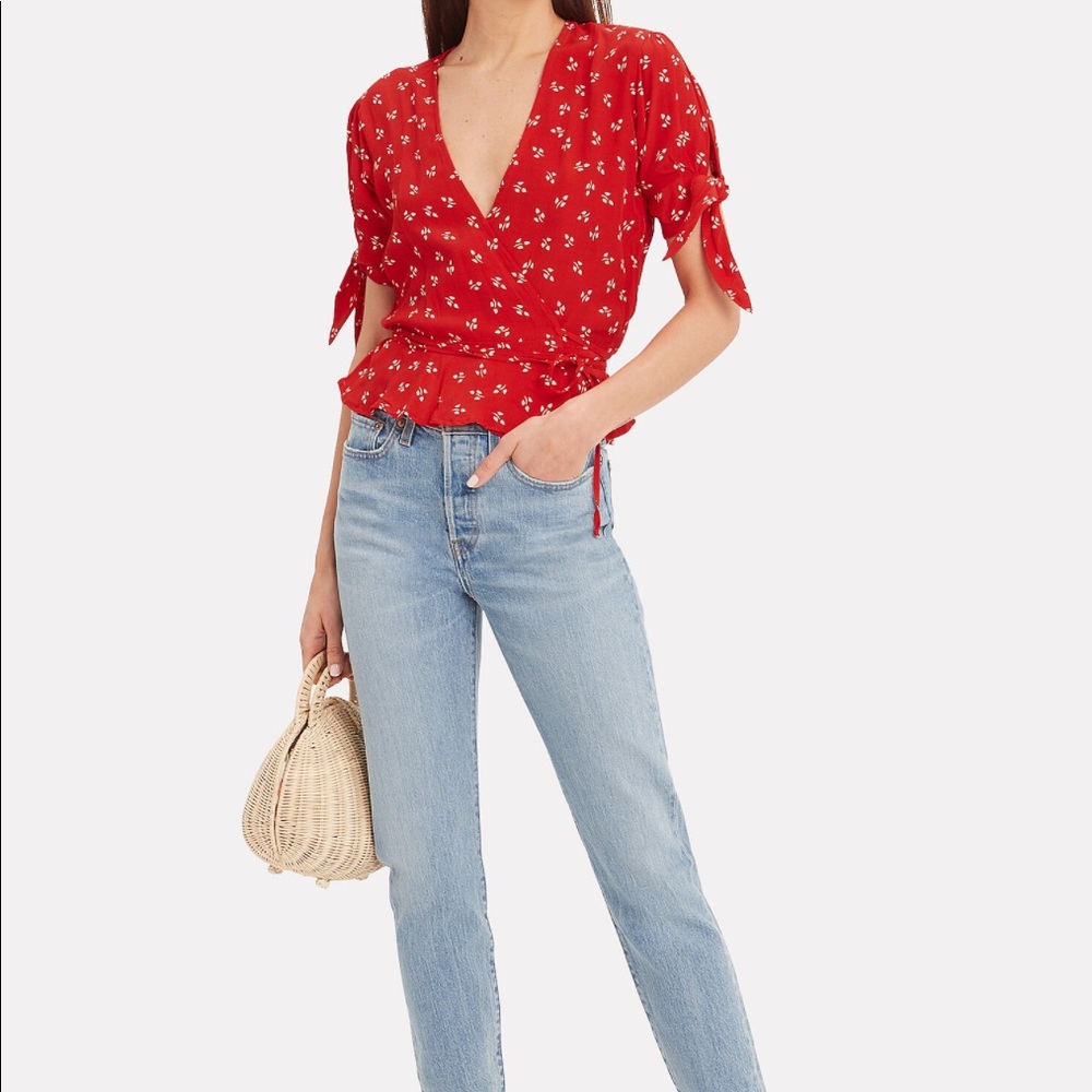 Faithfull the brand - Lucy Floral Wrap Top